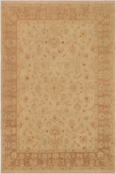 handmade Traditional Kafkaz Beige Brown Hand Knotted RECTANGLE 100% WOOL area rug 9 x 12